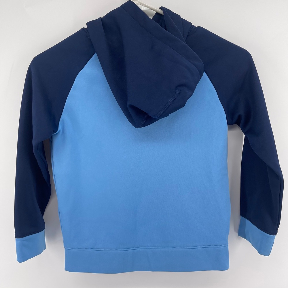Nike Therma-FIT Hoodie Pullover Just Do It Blue Gray‎ Youth Size L - Picture 6 of 6